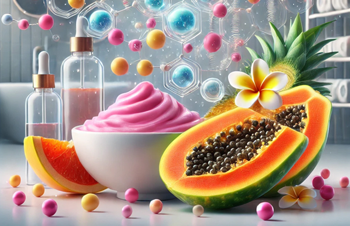 Immagine che rappresenta ingredienti e materie prime che Lifeanalytics ti aiuta ad analizzare per sviluppare prodotti skincare di ultima generazione