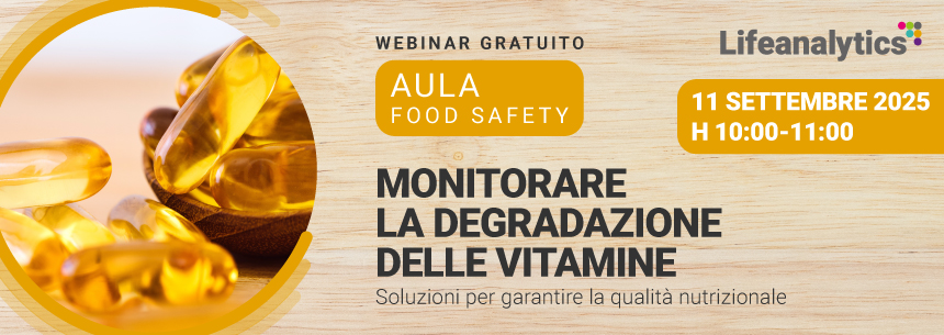 Monitorare la degradazione delle vitamine