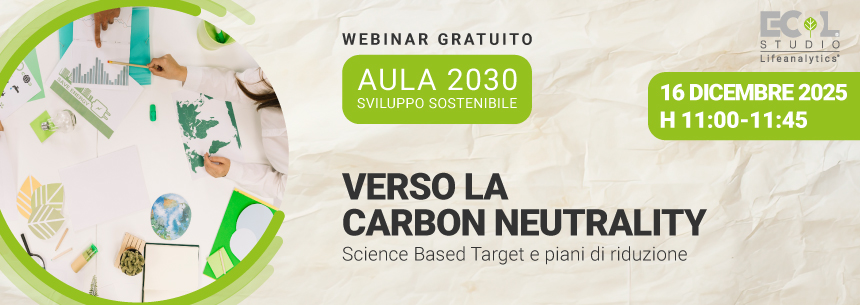 Verso la Carbon Neutrality