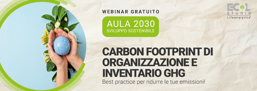 AULA 2030 - Carbon Footprint di organizzazione e inventario GHG