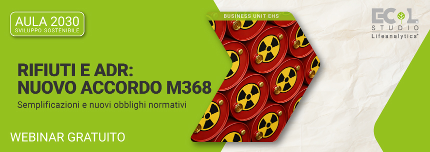 Rifiuti e ADR: Nuovo Accordo M368