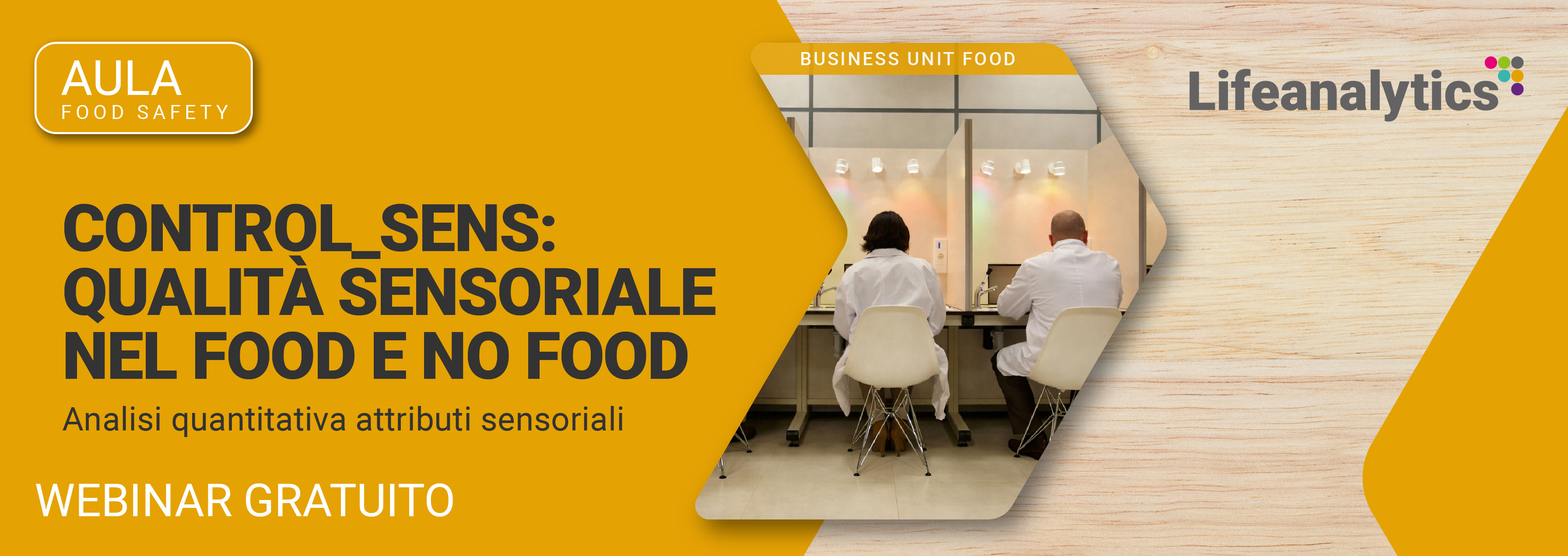Control_Sens: qualità sensoriale nel food e no food