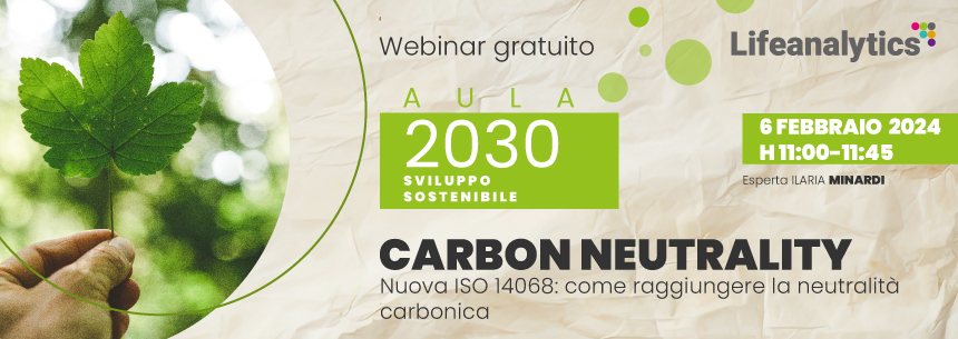 Carbon Neutrality ISO 14068