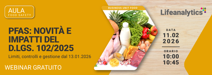 Immagine di un insieme di alimenti freschi e confezionati quali verdure, carne, latte e latticini su uno sfondo bianco, simbo