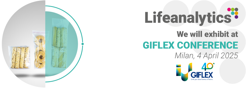 Food packaging in plastic containing food, symbol of the Giflex 2025 fair where it exposes the business unit Prod