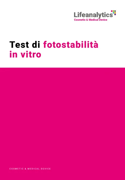 Illustrazione della pubblicazione Cosmesi e Medical Device - Fotostabilità in vitro