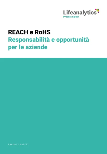 Illustrazione della pubblicazione Product Safety - REACH e RoHS